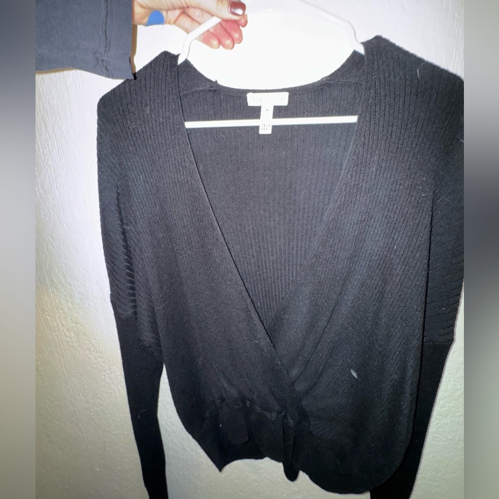 Black crop top